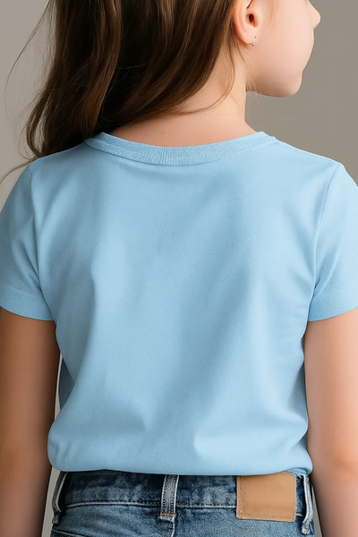 SVART WEAR Just A Girl cu imprimeu Tricou pentru copii, adulți tricou Mamă fiică twin tricou 100% bumbac