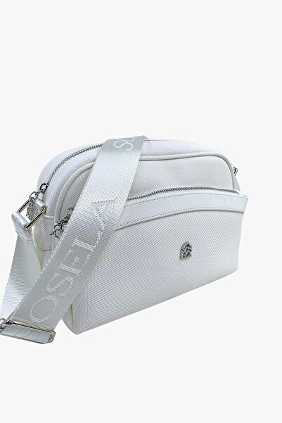 SOSELA حقيبة كروس نسائية بيضاء 67-7159