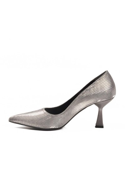 AYAKMOD Pantofi cu toc subțire pentru femei Platinum 665140 Z