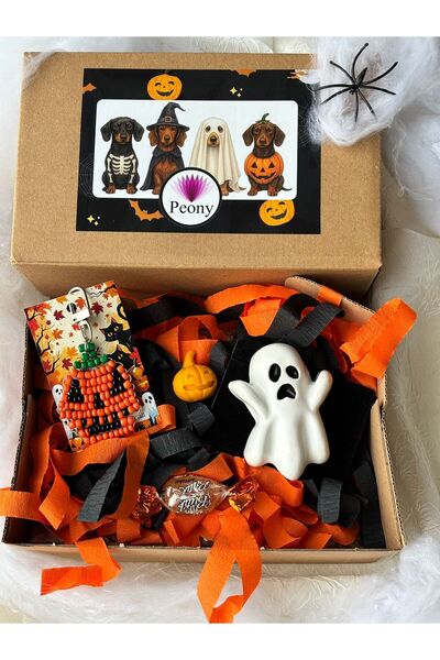 PEONY peonyofficiall Cadılar Bayramı Kutu Halloween Hayalet Magnet Biblo Ve B...