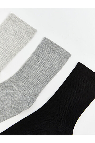 LC Waikiki New Season Women's Plain Socks 3-Pack