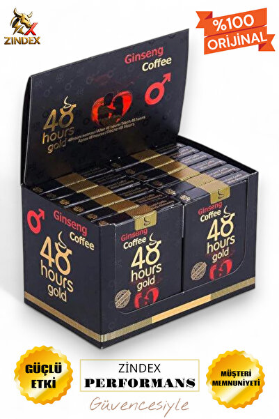 48 HOURS GOLD GINSENG Zindex 48 Hours Kahve 12'li Paket