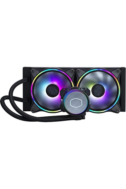 Cooler Master مروحة تبريد الكمبيوتر MasterLiquid ML240 Illusion من 4-Pin