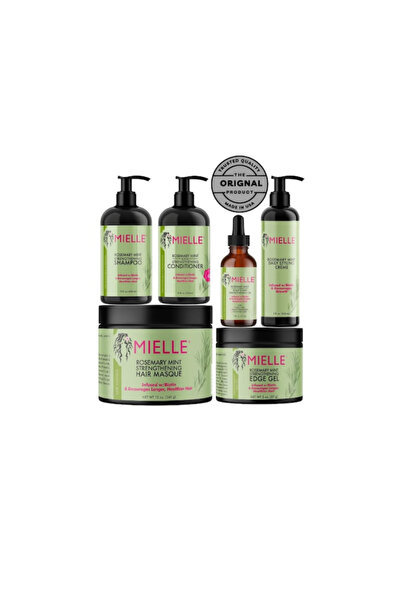 MIELLE مجموعة تقوية الشعر ميليروز ماري مينت، 6 قطع