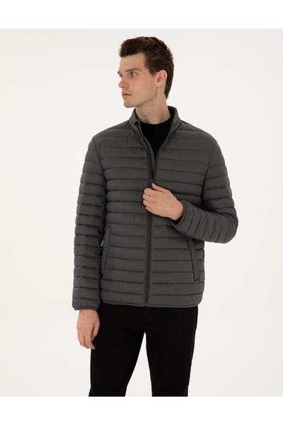 Pierre Cardin Antrasit Kapitone Basic Mont 50313921-VR006