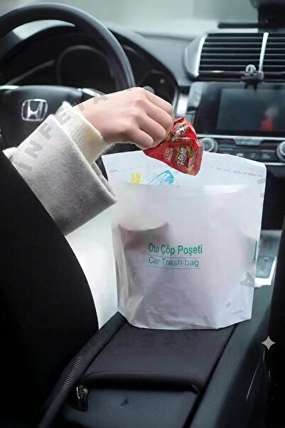 İnfeta 20 قطعة من أكياس القمامة اللاصقة المقاومة للماء للسيارات