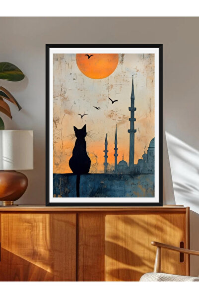 Tuba Decor Tablo dintr-o singură bucată cu rame din lemn pentru sufragerie, s...