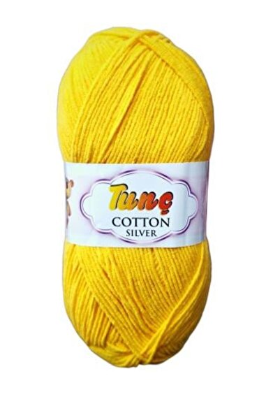 Tunç Tong Cotton Silver Thread, similar to Cotton Gold and Jeans - Cotton (55%) and Acrylic (45%), Color No. 32