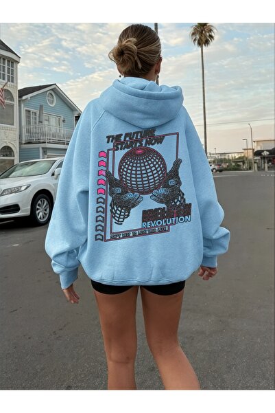 ArtYus Unisex Revolution Colorful Special cu imprimeu Cotton supradimensionat...