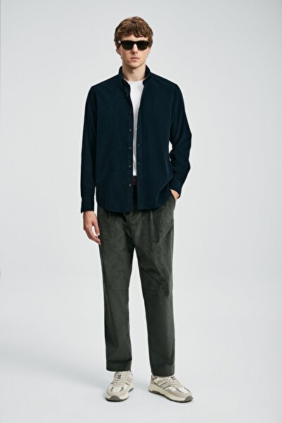 Lufian 112010682 Drew Чоловіча сорочка Basic Regular Fit Чоловіча сорочка СИНЯ