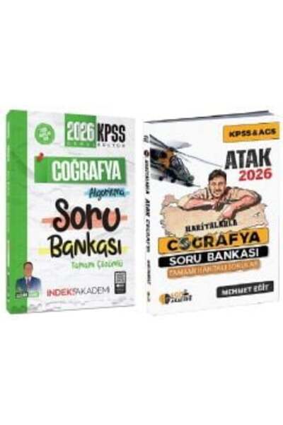 Eğit Akademi Eğit + İndeks 2026 KPSS Haritalarla Atak Coğrafya Soru Bankası 2...