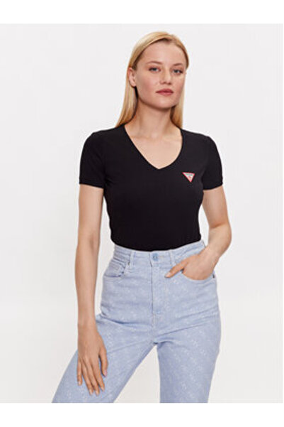 Guess Γυναικείο T-Shirt Μαύρο W2YI45J1314