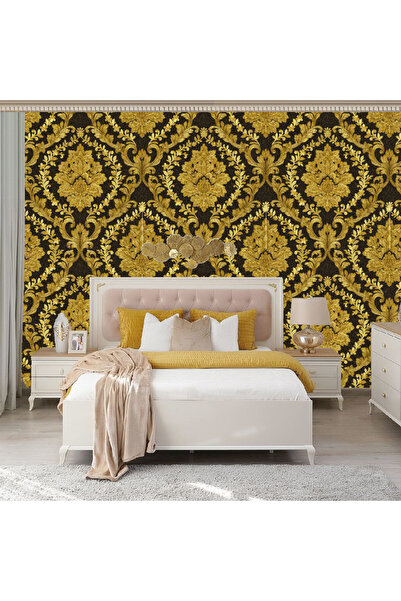 YALLA HomeGym Modern PVC Wallpaper 1 Roll For Living Room Bedroom Decor, 0.53m X 9.5m (510905)