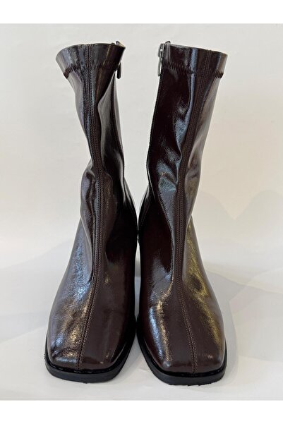 selinnce ISOLDE kadın rugan topuklu bot