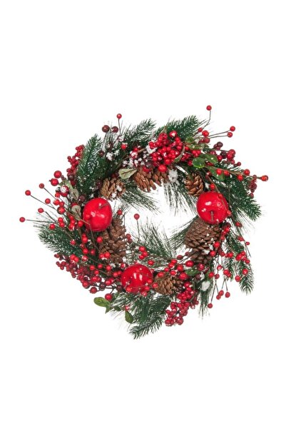 OEM Coronita artificialaCraciun, sarbatori de iarna, diametru 45 cm