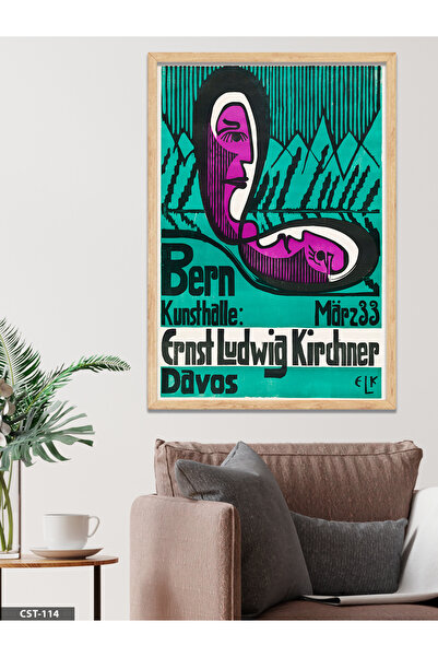 CeSht Umjetnička jednodijelna slika u drvenom okviru
