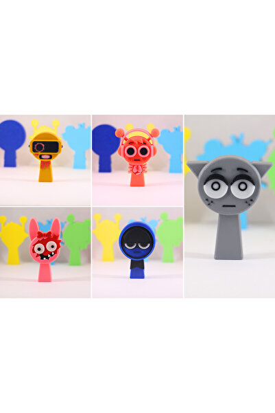 Sprunki Toy Sprunkii Horror Series Figure Set of 5-2