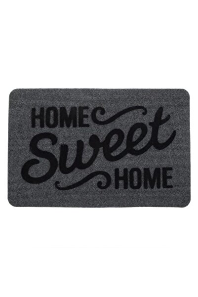 OEM Grey Entrance Mat "Home Sweet Home" 60x40cm Quality