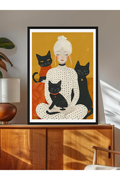 Tuba Decor Tablo dintr-o singură bucată cu rame din lemn pentru sufragerie, s...