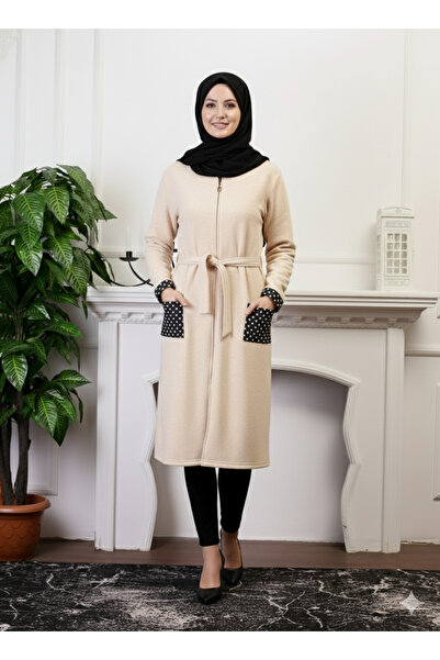 Defkay Есенна/зимна дамска нощница/халат с цип