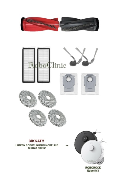 Roboclinic Sac de praf de schimb compatibil cu aspiratorul robot Roborock Qre...