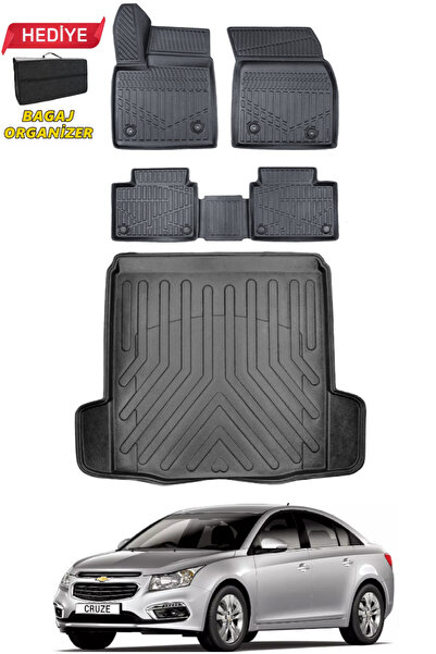 ko kaliteoto Chevrolet Cruze Sedan Çift Kulak 2011-2012-2013 Model Bagaj Havu...