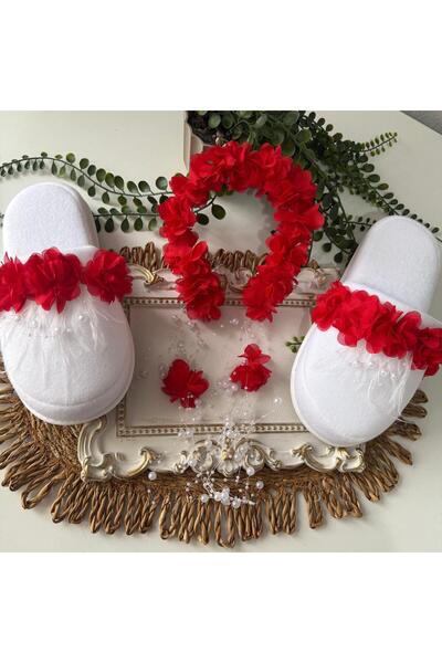 ALAZ TASARIM HOBİ Maternity Slippers Crown Set