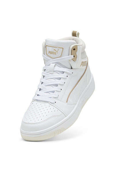 Puma Rebound V6 Dayınight Women's Beige Sneaker Shoes 40261901