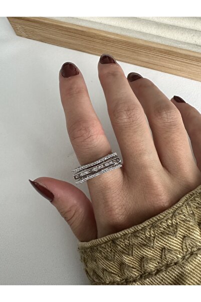 ringbox Silver Color Layer Ring