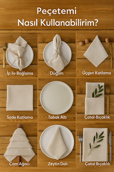 Morlay ЛІНЕН | 6 штук органічних випраних лляних серветок 40 x 40 см Набір для сервірування столу