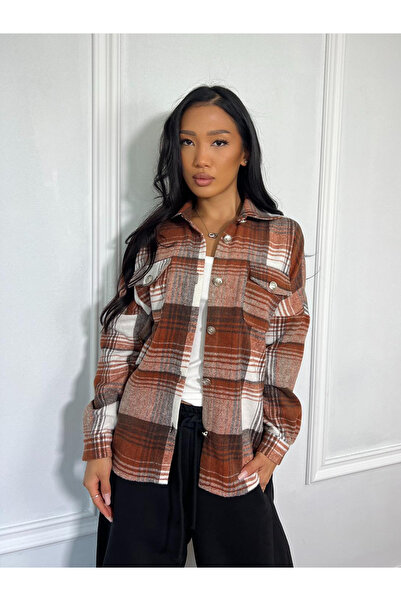 CC STORE KATHLEEN casual shirt, large check pattern, long sleeves