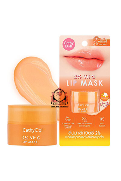 Cathy Doll قناع الشفاه 2% فيتامين سي أورانج بينجسو