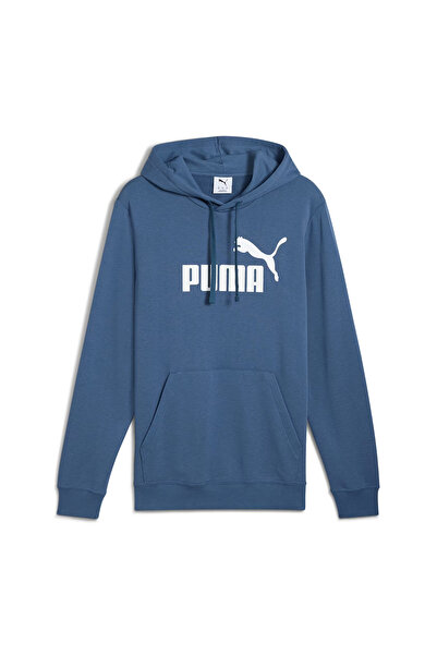 Puma Ess No. 1 Logo Erkek Mavi Günlük Stil Sweatshirt 68257380