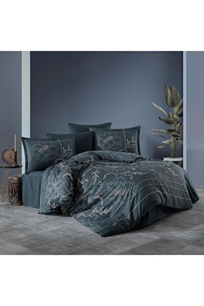 OEM Lenjerie de pat din satin, King Size, din 100% bumbac dublu satinat, TC 2...