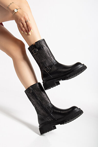 Elile Shoes Hakiki Deri 35 Numaradan 41-42-43 Numaraya Kadar Kadın Kışlık Bot