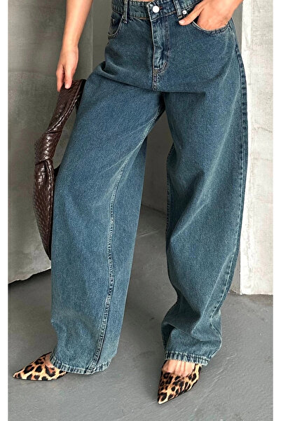 Queene Dreams Petite Ateiler Baggy Kar Wash Green Tint Jeans Pants D2007