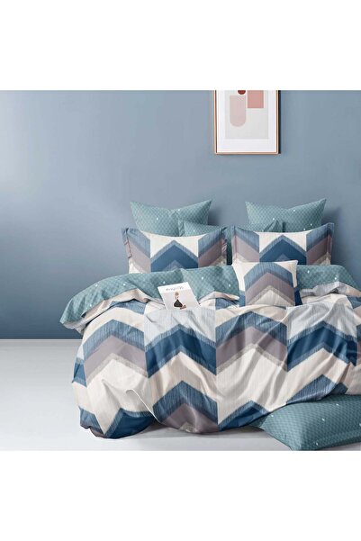 OEM Lenjerie de pat, din poliester, economy, cu imprimeu, din 4 piese, pentru...