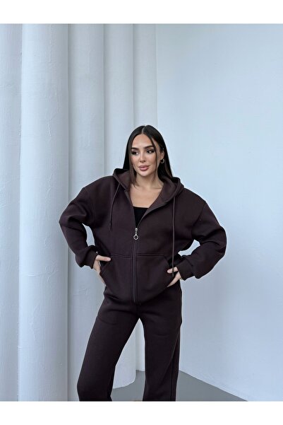 Rabi Shine Women's Oversize 3-Ply Sharded Tracksuit Set