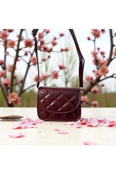 Gözde Mağazacılık Mini Women's Shoulder Bag with Baklava Pattern