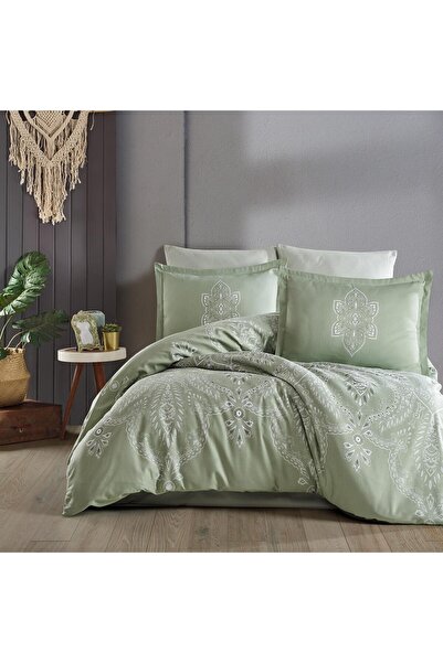 OEM Lenjerie de pat din satin, King Size, din 100% bumbac dublu satinat, TC 2...