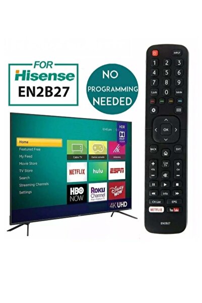 Generic ORIGINAL REMOTE CONTROL FOR HISENSE SMART TV