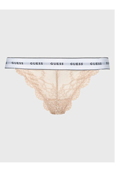 Guess Γυναικεία Βραζιλιάνικα Σλιπ Μπεζ O97E01KBT0