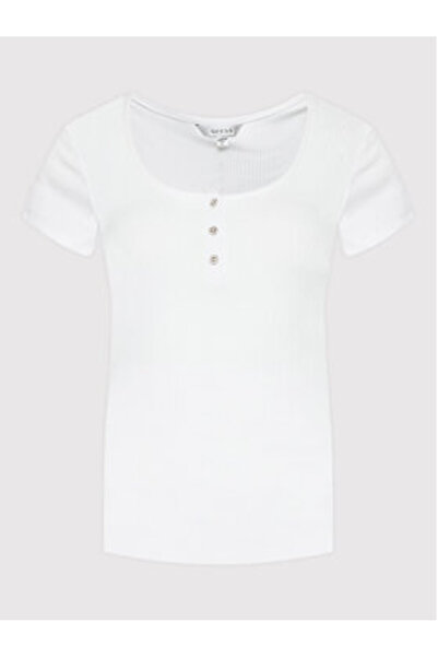 Guess Γυναικεία Μπλούζα Λευκή W2YP24KBCO2