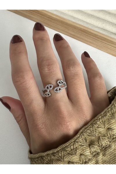 ringbox Silver Color Brand Four Ring