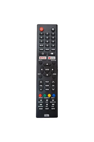 Generic Universal Replacement Remote Control for Ikon Smart TV with Netflix & YouTube Buttons