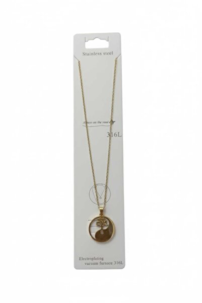 stainless steell قلادة شجرة الحياة