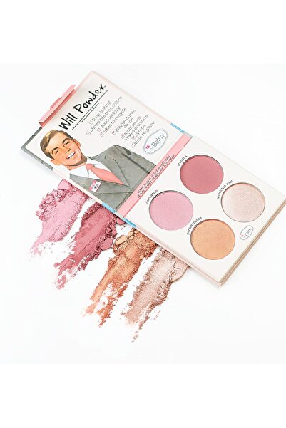 MQ أحمر الخدود البودر الرباعي من ذا بالم، 1 قطعة