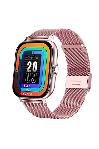 WTO WTO® Smartwatch, 1.85” HD Display, Smart Message Alerts, IP67, Pink, 2 Straps Included