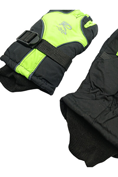 Mustran Junior Alpine Serisi Çocuk Kar Kayak Eldiveni – Su Geçirmez, Kürklü, 8–12 Yaş Unisex Outdoor