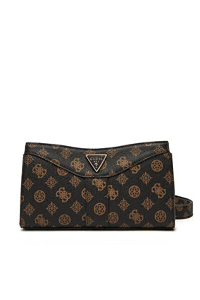 Guess Γυναικεία Τσάντα Χειρός Καφέ HWPM9521120